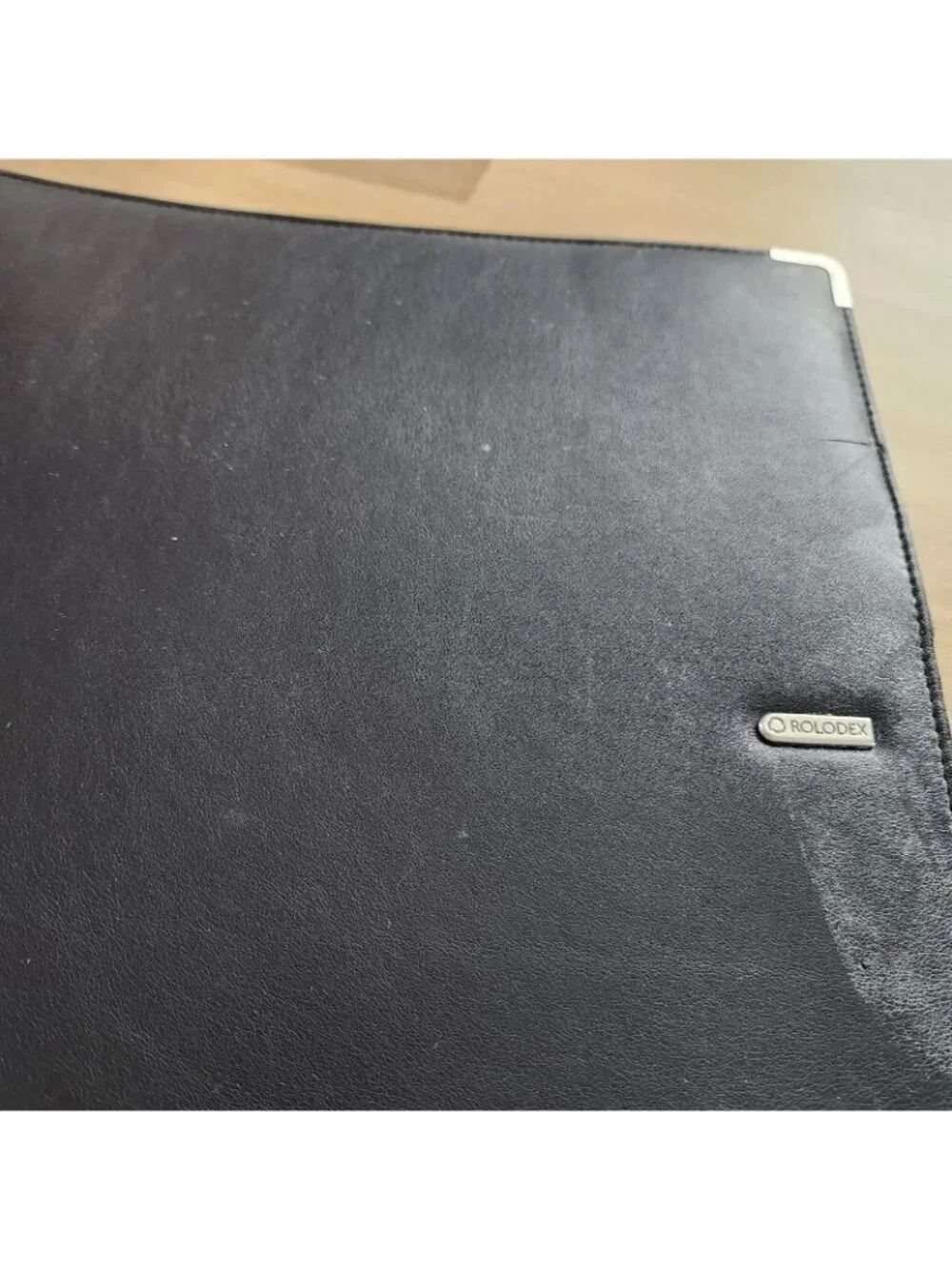 Rolodex Business Card Binder Portfolio w/ 9 Pages Black